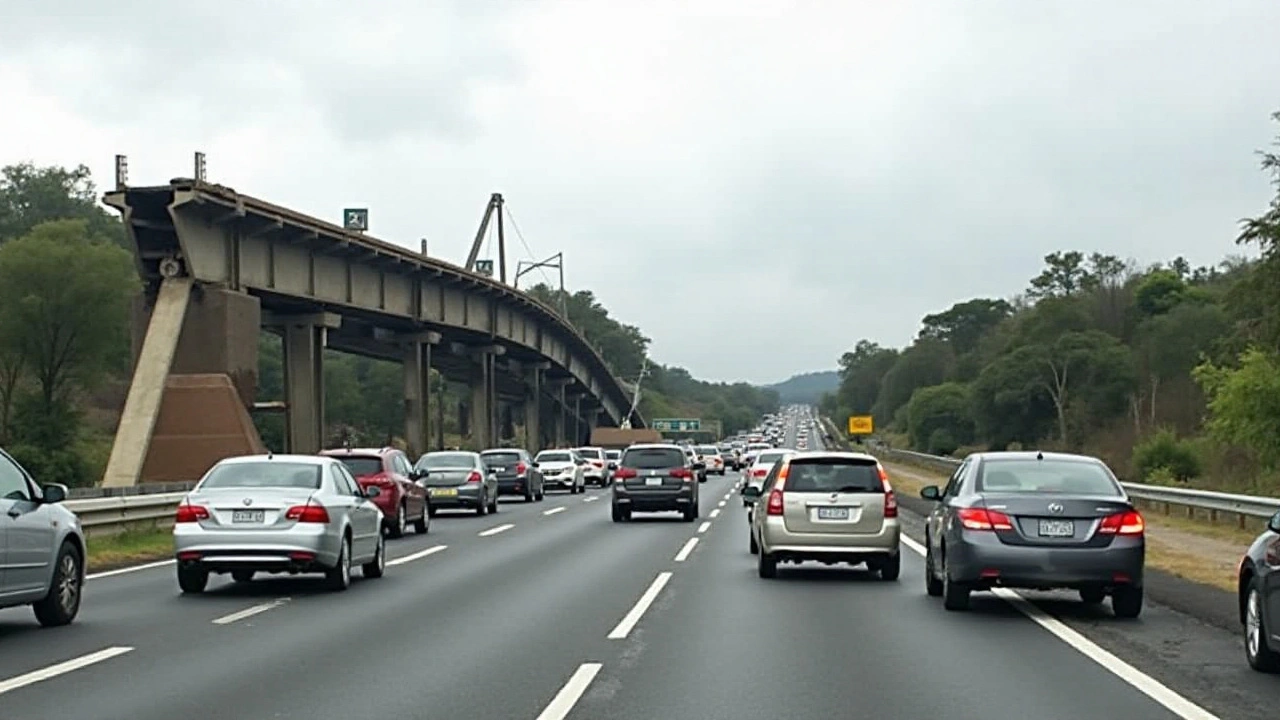 Bridge Collapse Forces Closure of N2 at Isipingo: Traffic Disruption in KwaZulu-Natal