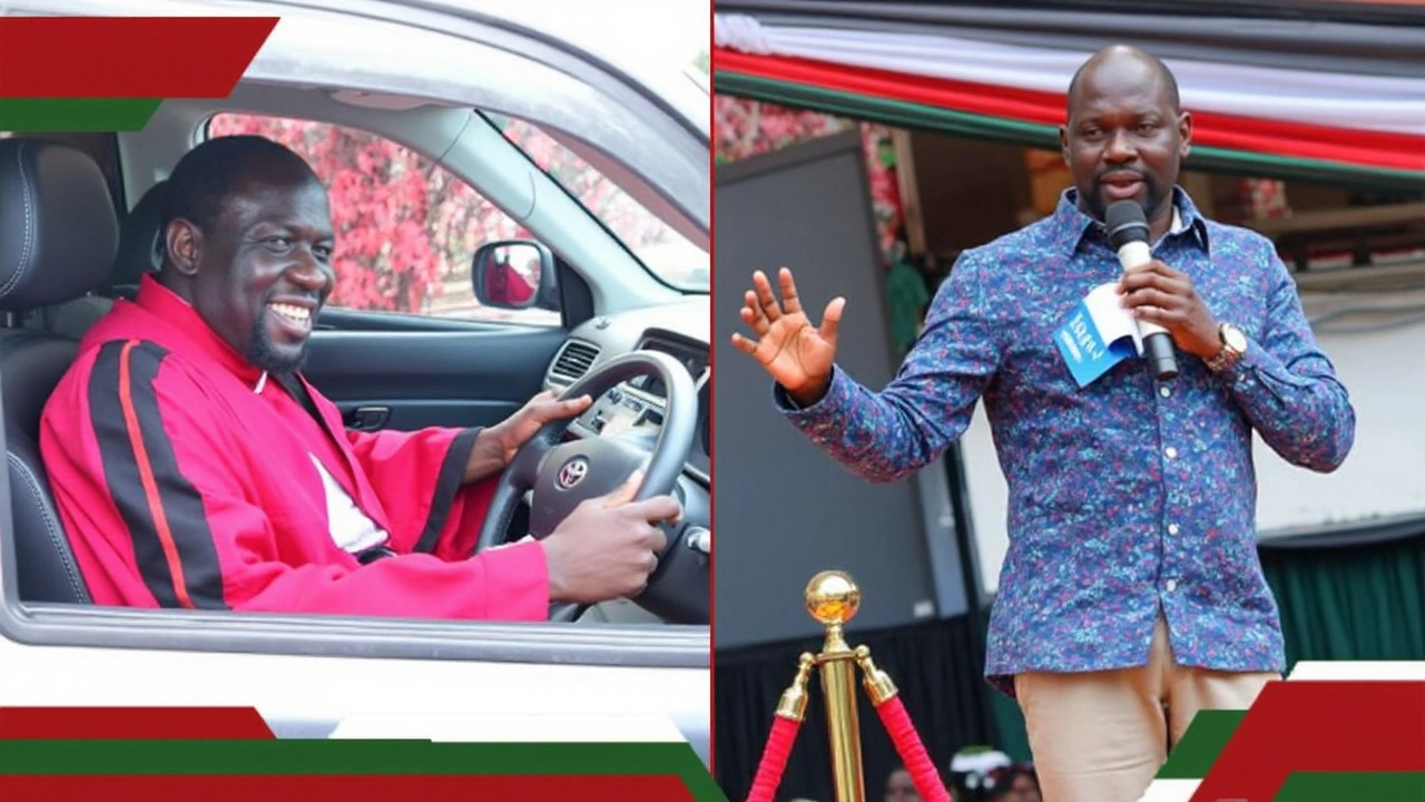 Kipchumba Murkomen Surprises Reverend Chemjor With Car Gift, Honoring a Decades-Old Bond